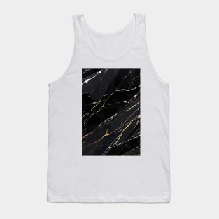 Elegant black marble design Tank Top